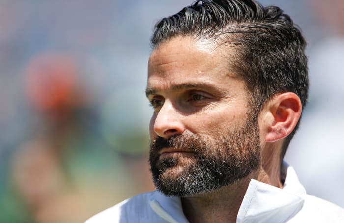 Duke football head coach Manny Diaz